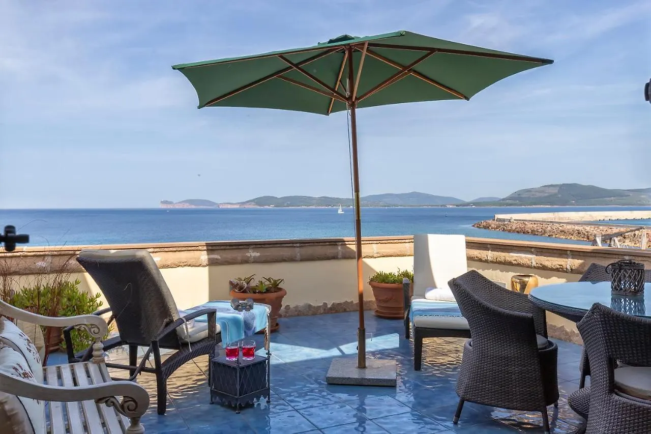 شقة Sardinia Re - Blue Terrace Panoramic Sea View ألغيرو إيطاليا